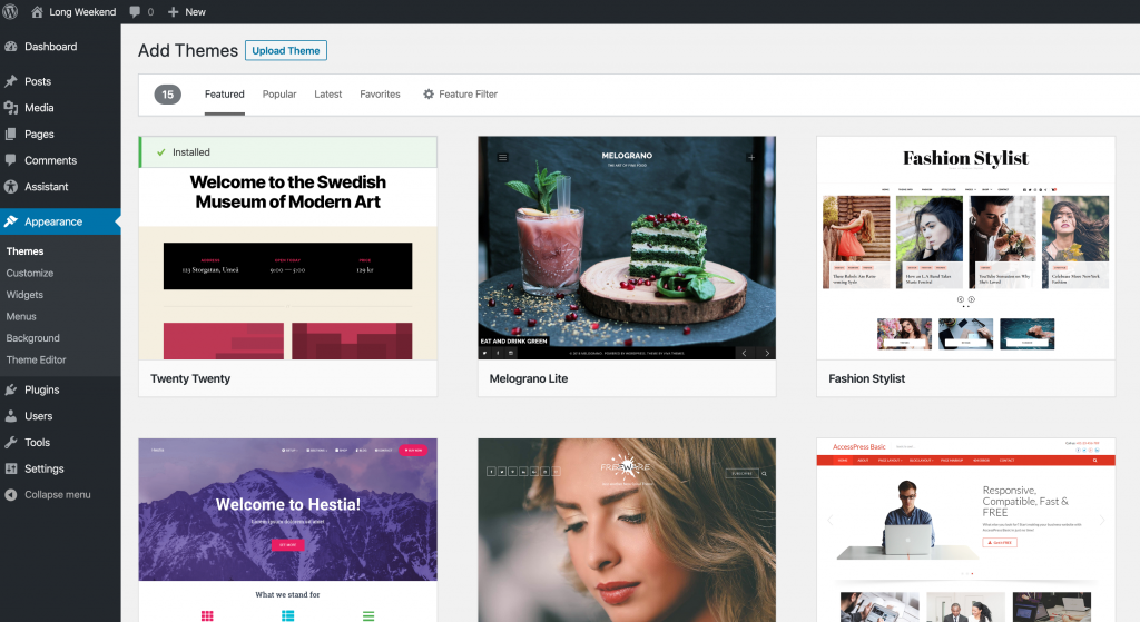 wordpress theme