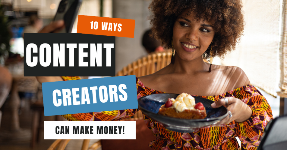 how can content creators make money