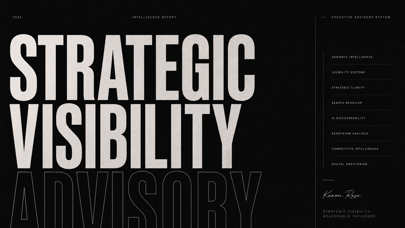 Strategic Visibility Advisory