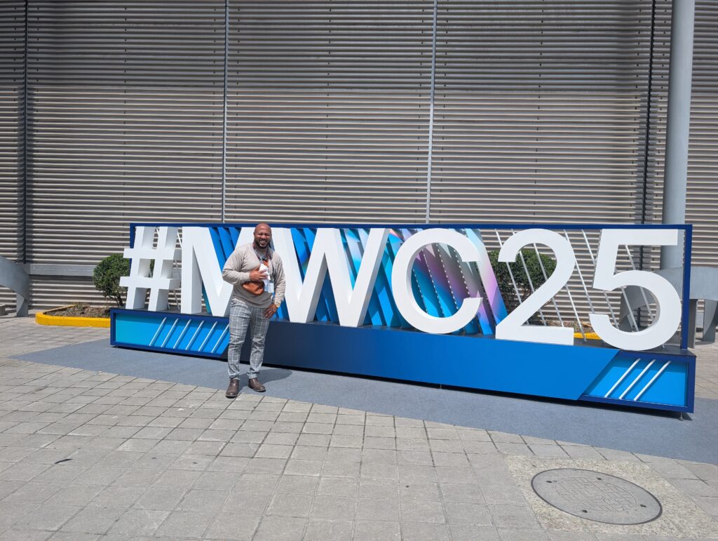 Keron Rose at Mobile World Congress 2025 in Shanghai, China.