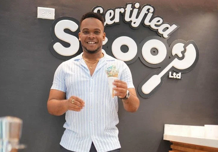 Jamel "Certified" Sampson at Certified Scoops