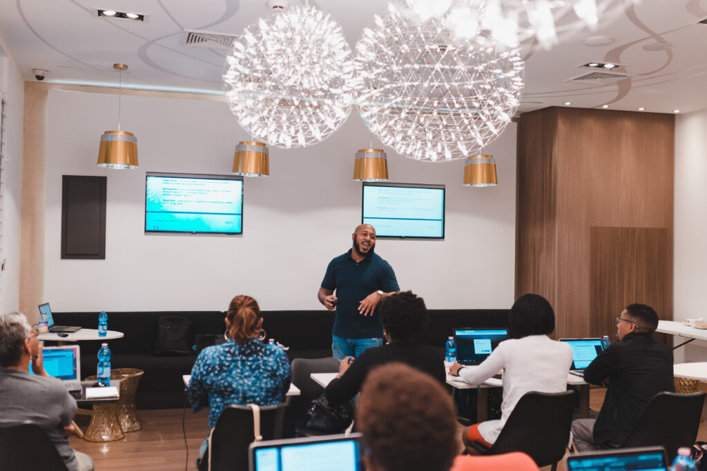 keron rose training entrepreneurs in digital marketing and ecommerce