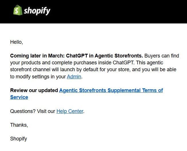 shopify and chat gpt