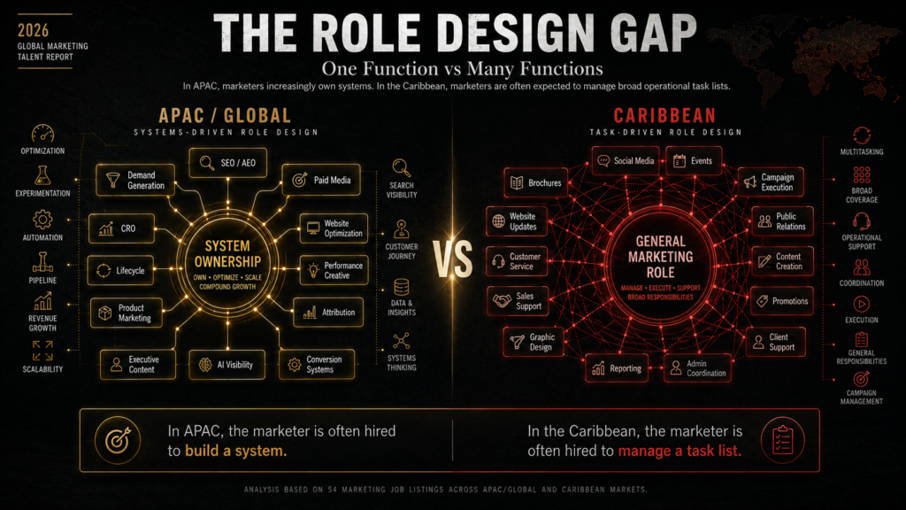 the marketing role design gap