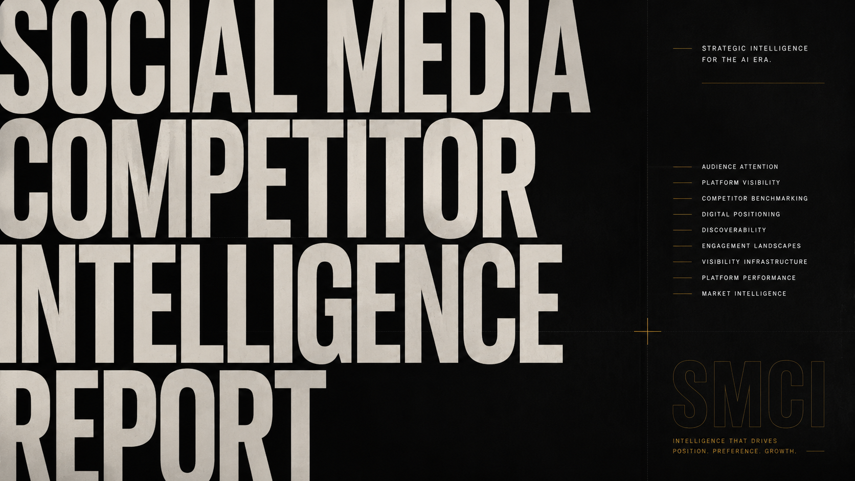 Social Media Competitor Intelligence Report