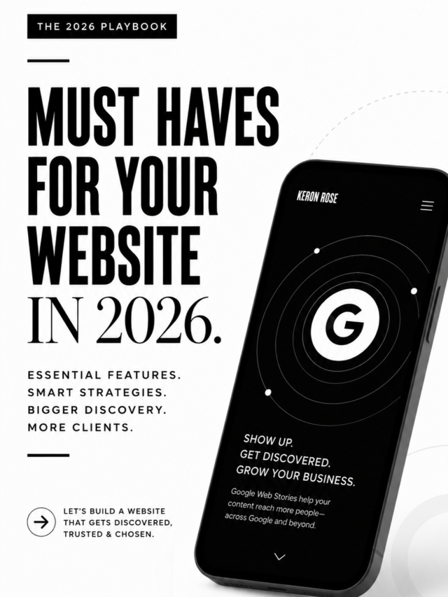 5 must haves for your website in 2026