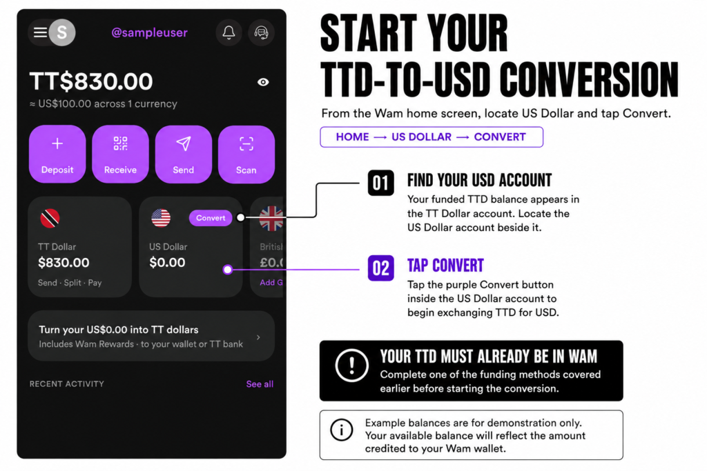 converting your ttd to usd